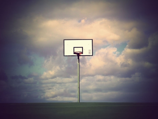 Photograph Mark Mawson Basket Ball on One Eyeland